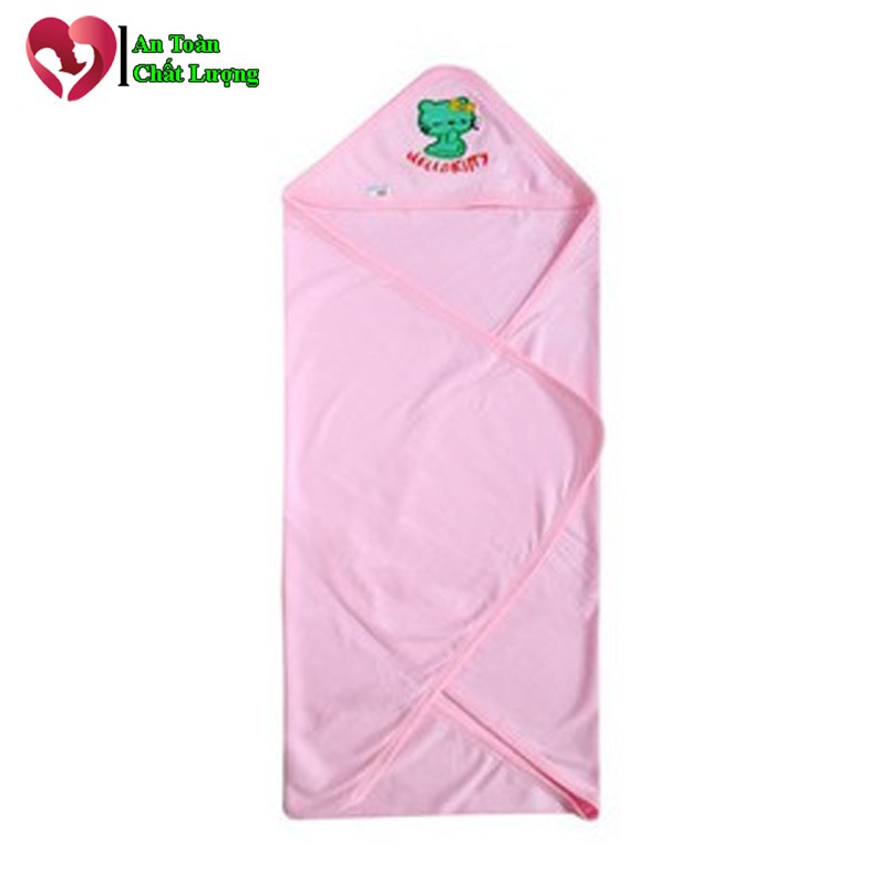 Chăn Ủ Vuông 90Cm Mùa Hè Cho Trẻ Sơ Sinh Có Mũ  Fusi Cotton Cho Bé Drsp039264