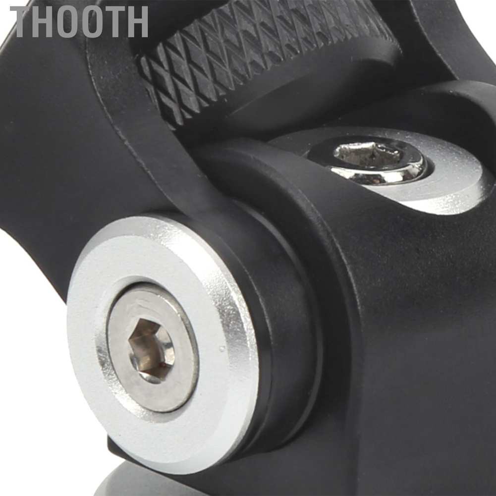 Thooth Multi‑function Aluminium Alloy Ballhead Microphone Monitor Stand Bracket Support Black
