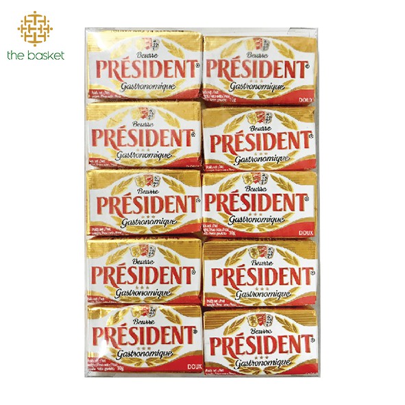 Bơ lạt PRESIDENT vỉ 10g*10