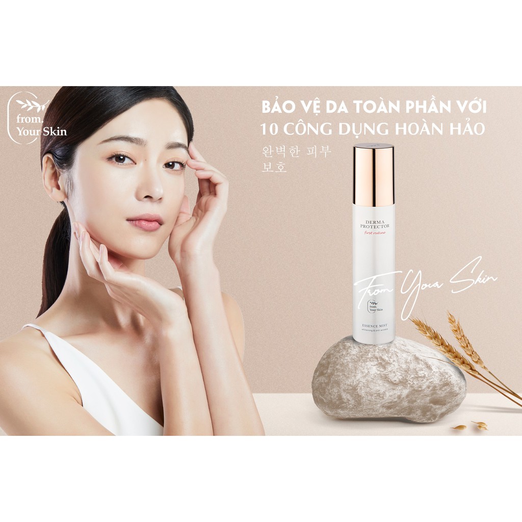 [MUA 1 TẶNG 3] Xịt Khoáng Mờ Nám Dưỡng Da Căng Bóng Derma Protector Essence Mist 120ml FROM YOUR SKIN | BigBuy360 - bigbuy360.vn