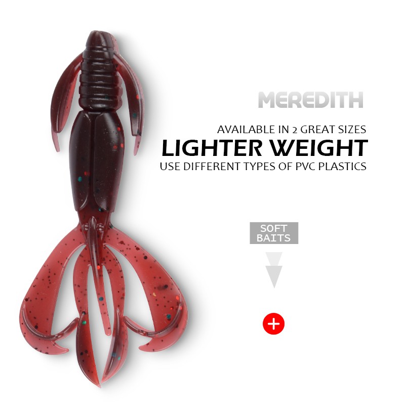 Set 10 mồi câu cá giả bằng silicon 70mm / 3g 90mm / 6.1g