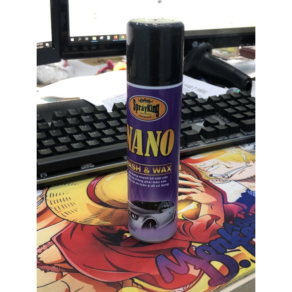 NANO Sprayking Wash & Wax Đánh Bóng Dàn Áo xe