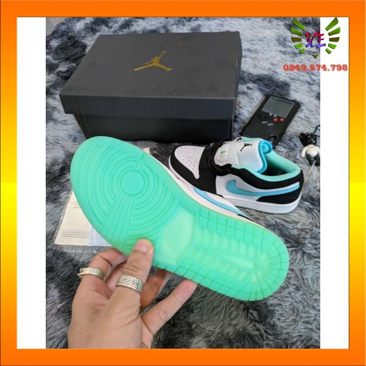 Giày thể thao sneaker 1 low xanh ngọc [hỗ trợ đổi trả] cho nam nữ