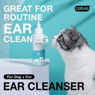 [Sale cận date 20.9.2022]Dung dịch vệ sinh tai Ear Cleanser Cature cho chó mèo