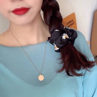 Buộc tóc Scrunchies hoa cúc