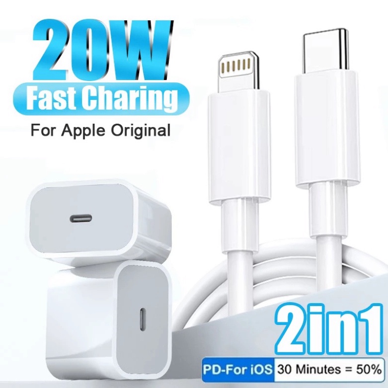 Củ Sạc Nhanh 20W PD USB C 20W Cho iPhone 13 12 11 Pro Max Mini SE3 X XS XR