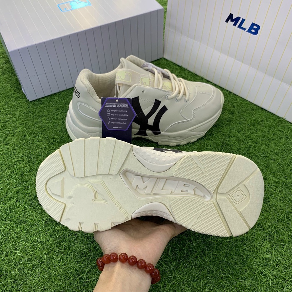Giày sneaker NY chữ đen bản Trung hàng chuẩn 11, full size nam nữ ( đầy đủ phụ kiện , túi sách ) | BigBuy360 - bigbuy360.vn