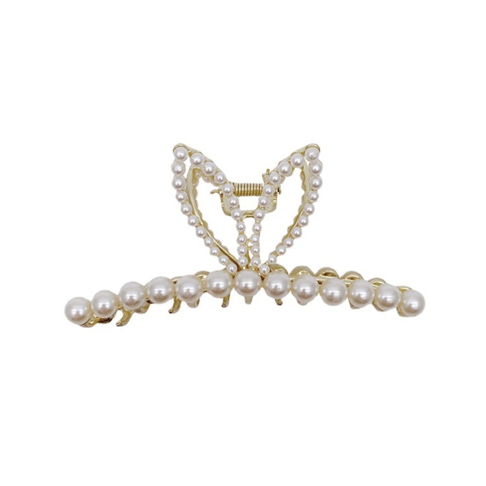 Kẹp Tóc Đính Ngọc Trai Kiểu Dáng Thời Trang
