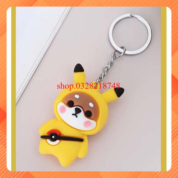 Móc khóa hình búp bê, hình thú cute đáng yêu (cs sỉ số lượng lớn)