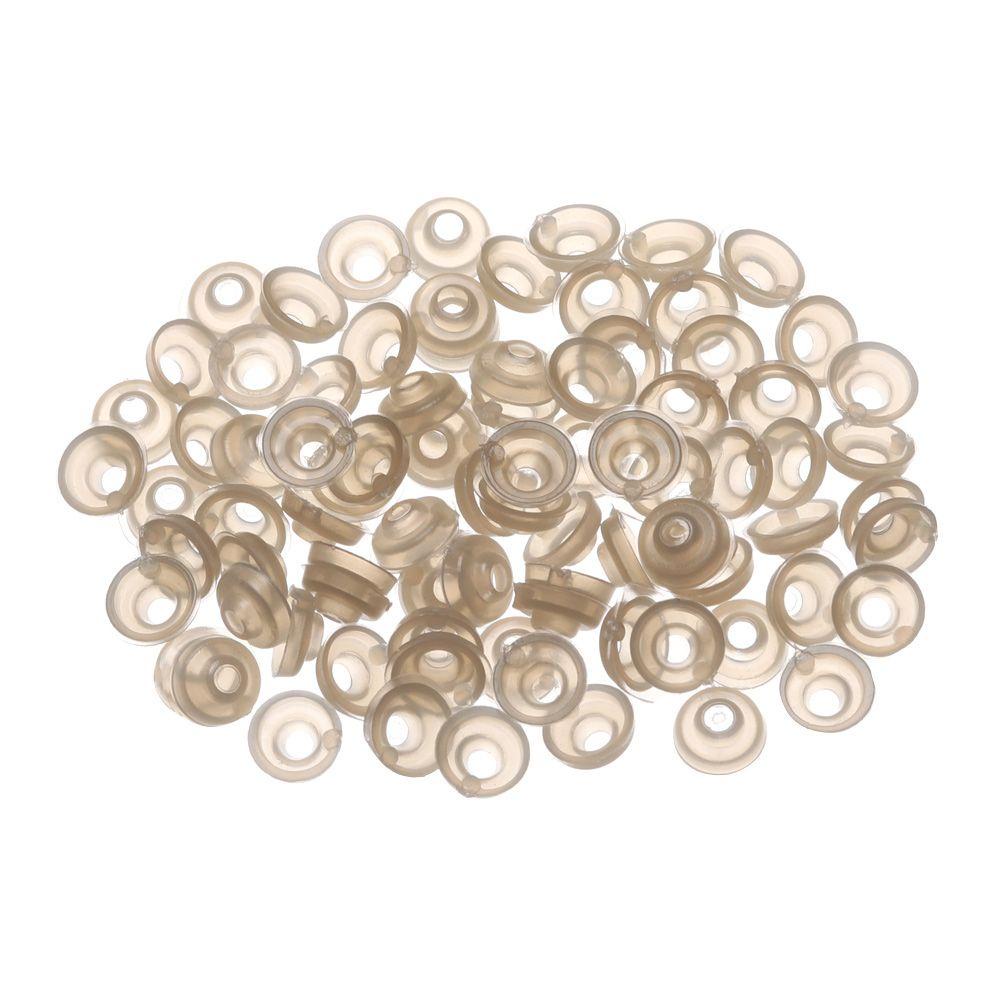 Set 100 / 150 Con Mắt Nhựa 6-12mm Trang Trí Búp Bê Màu Đen