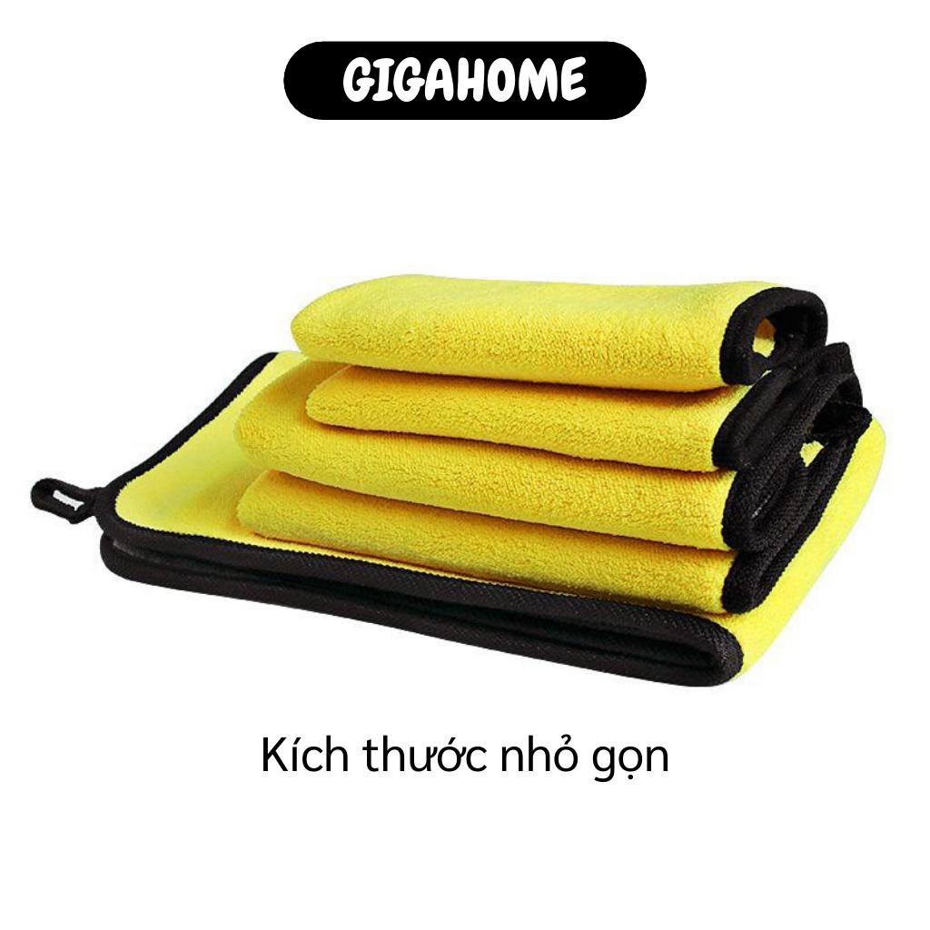 Khăn Lau Ô Tô Chuyên Dụng GIGAHOME Khăn Đa Năng Lau Bếp, Chùi Kính 2 Mặt Thấm Hút Nước Tốt 7686