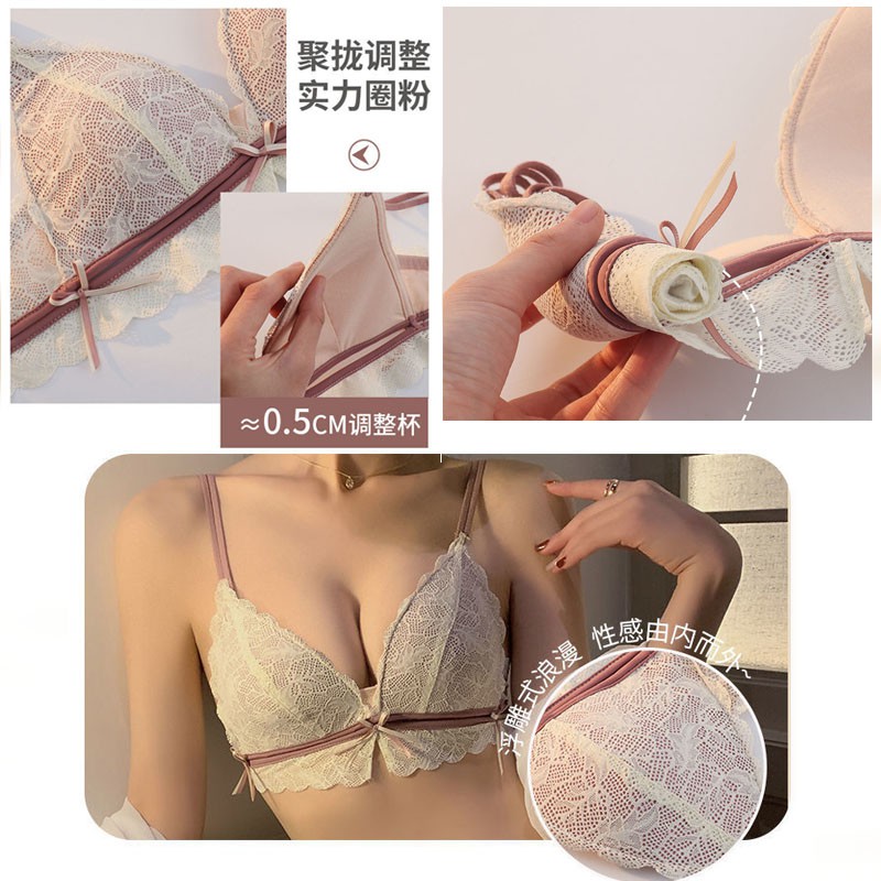 Đồ Lót Siêu Mỏng Nâng Ngực Không Gọng Phong Cách Quyến Rũ Cho Nữ