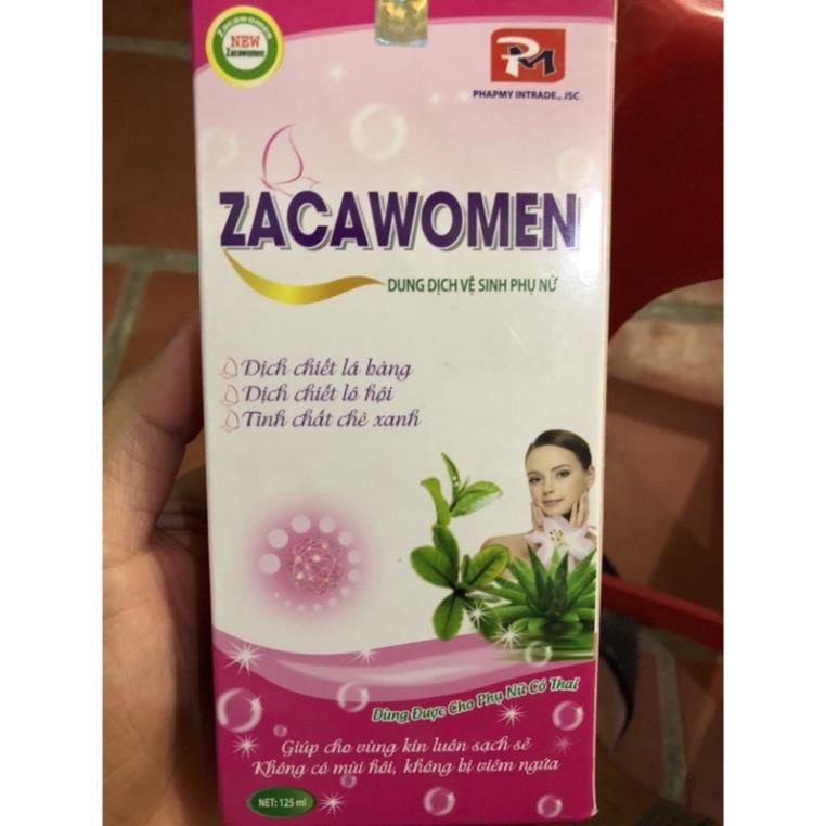 [GIÁ GỐC] Zacawomen Dung Dịch Vệ Sinh Dành Cho Phụ Nữ - Chai 125ml