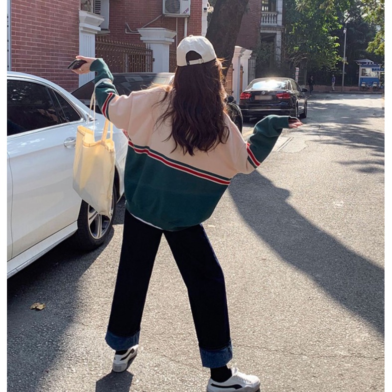 SET | Set Áo Cardigan Len Nữ Ulzzang Kèm Quần Denim Dáng Suông Hàn Quốc, Hàng Quảng Châu | BigBuy360 - bigbuy360.vn