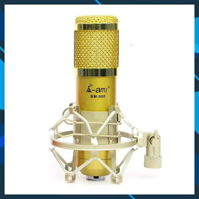 Mic thu âm BM900 livestream dùng kết hợp với suondcard K10 và H9,V8,V10 hát Karaoke - Bh 6 tháng