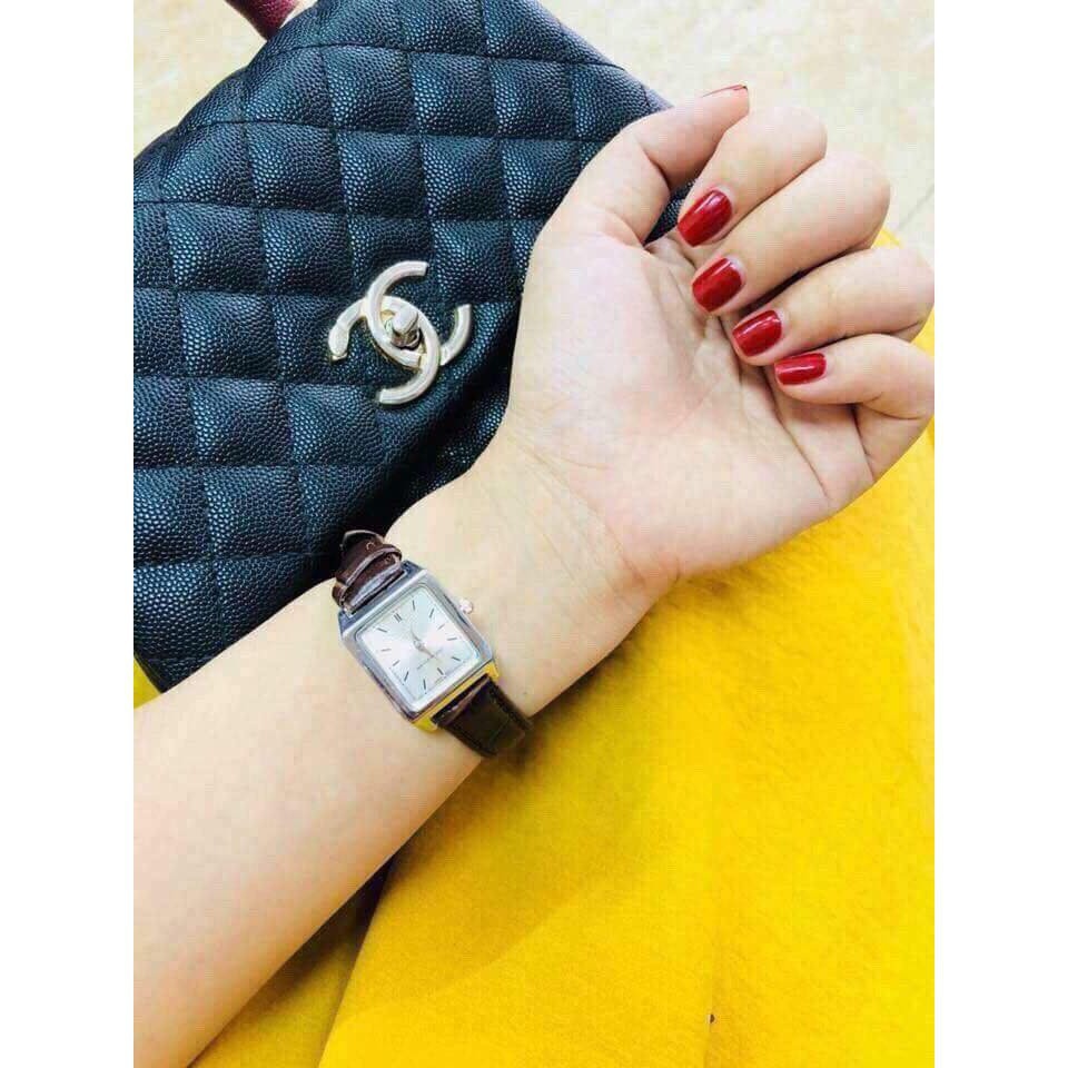 (Giá sỉ)Đồng hồ thời trang nữ Dây Da Cizcan Mặt Vuông SS18 | BigBuy360 - bigbuy360.vn