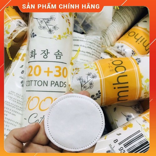 Bông Tẩy Trang Hàn Quốc Mihoo 150 miếng