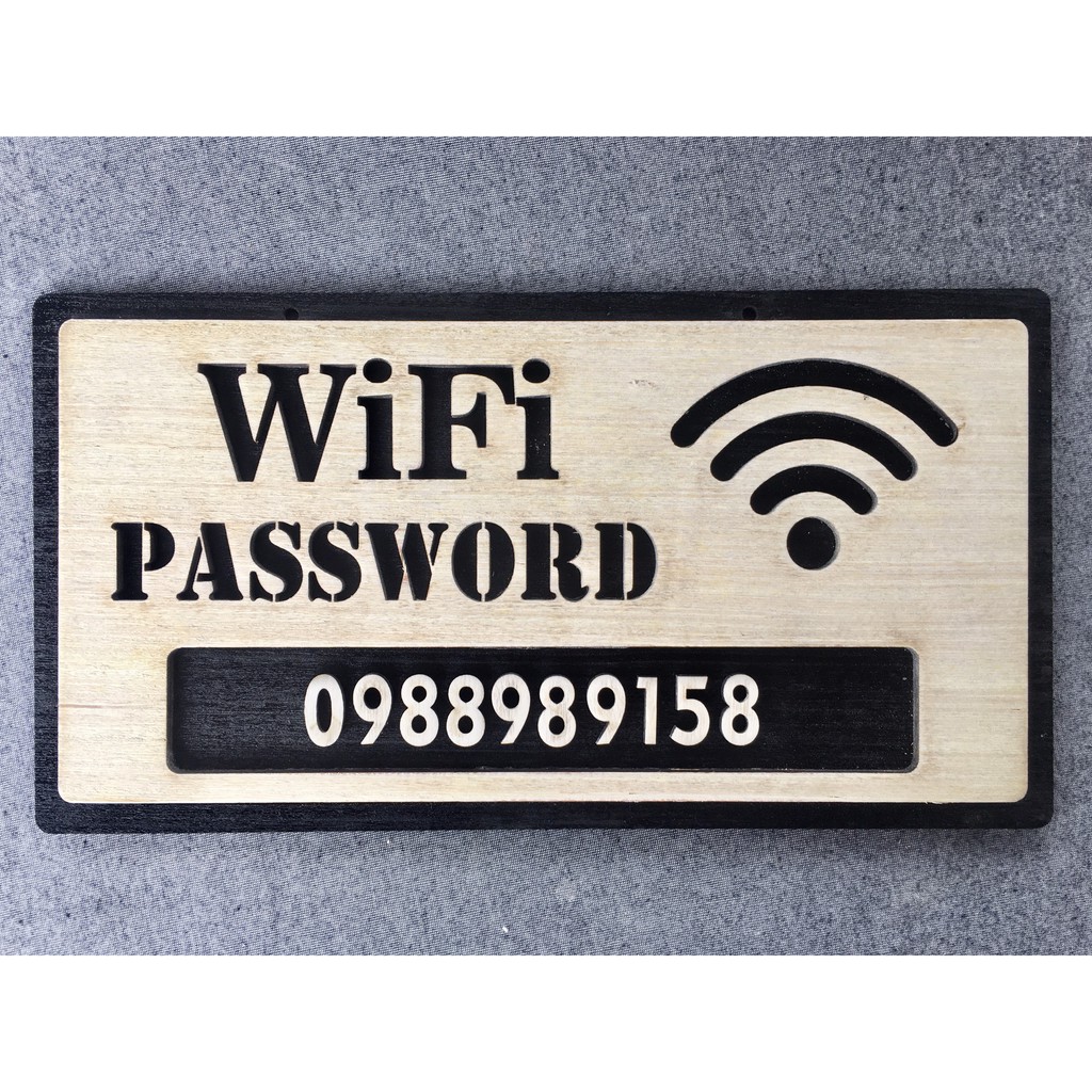 Bảng Gỗ Tên Wifi, Bảng Wifi , Password - Mật Khẩu Wifi - Mẫu Wifi - Bang  Wifi - Pass Wifi - Bảng Gỗ Decor | Shopee Việt Nam