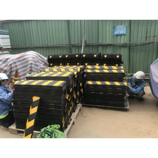 Thanh ốp cột cao su phản quang dài 1m - 0.8m - 0.6m -0.2m x rộng 10cm x dày 1cm