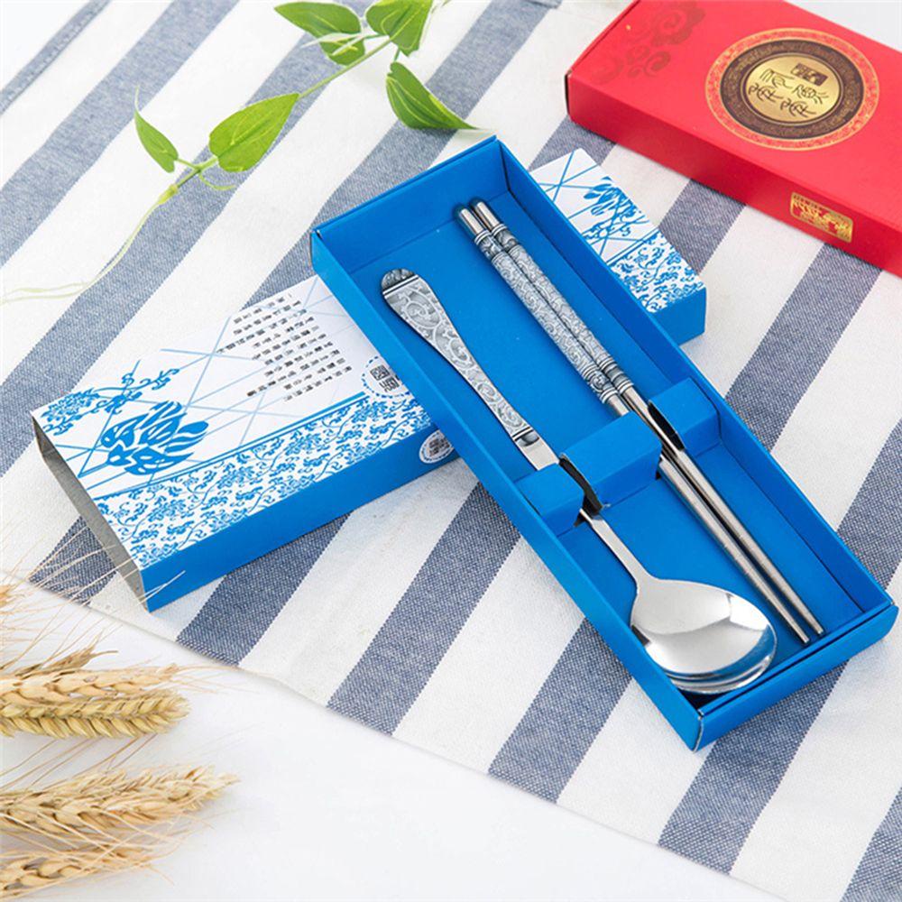 YIYU Bộ Đũa Ăn Họa Tiết Hoạt Hình Phong Cách Trung Quốc