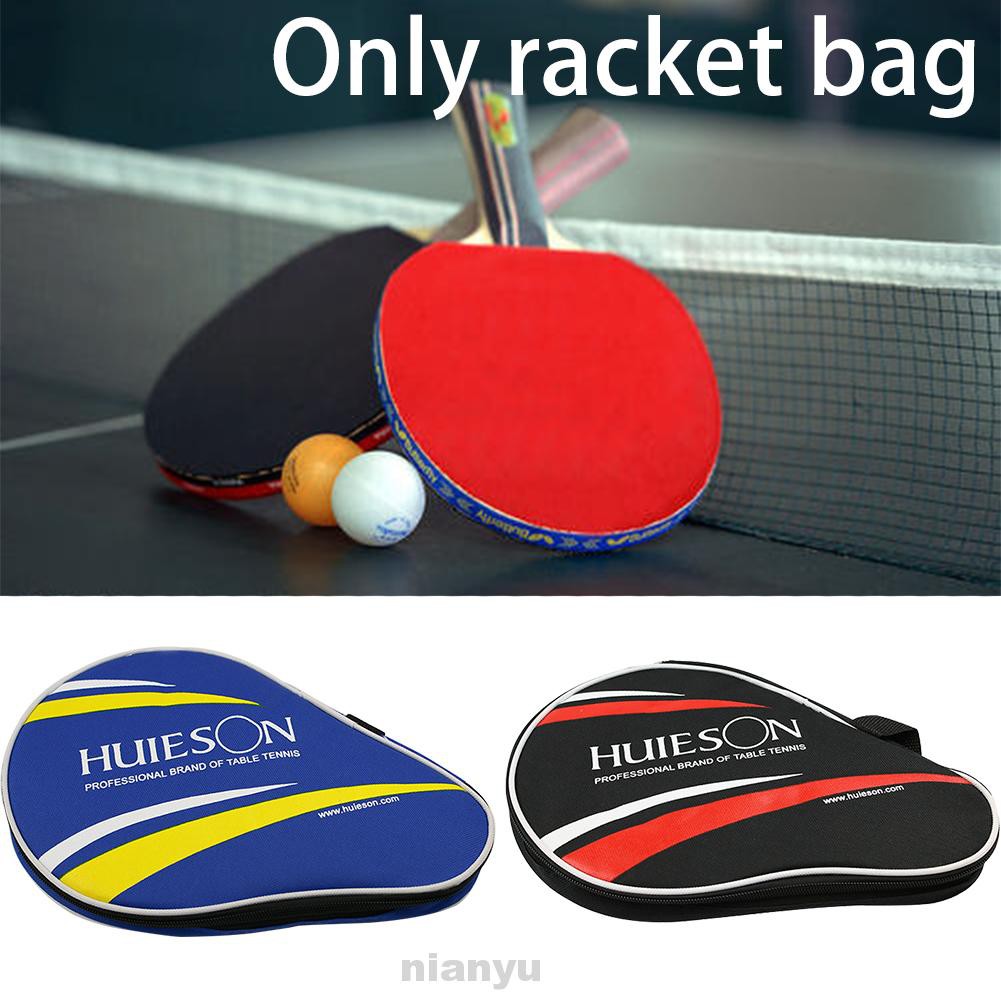 Túi đựng vợt đánh bóng bàn bằng vải Oxford có khóa kéo