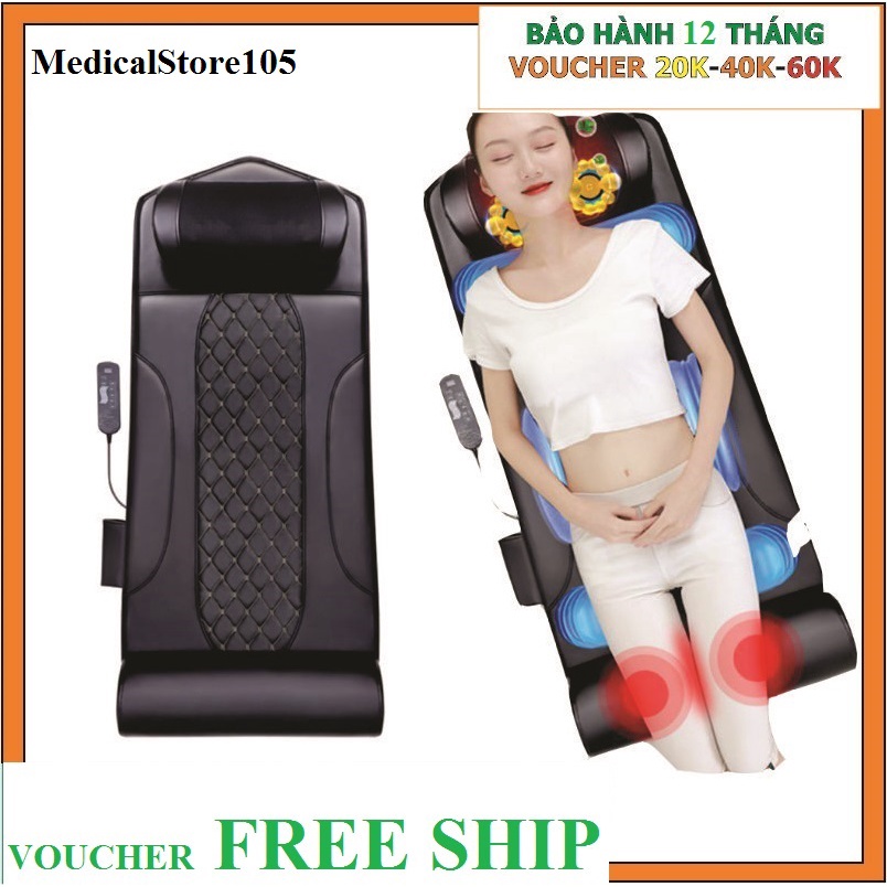Nệm Massage Toàn Thân, Đệm Massa Xoa Bóp Hồng Ngoại Beame Bmn92