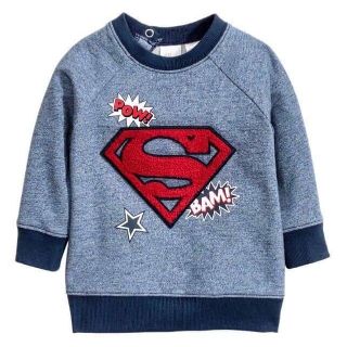 Freeship 99k toàn quốc_,Áo nỉ HM Superman bé trai