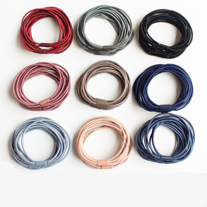 Set 5 dây buộc tóc co giãn thời trang cho nữ