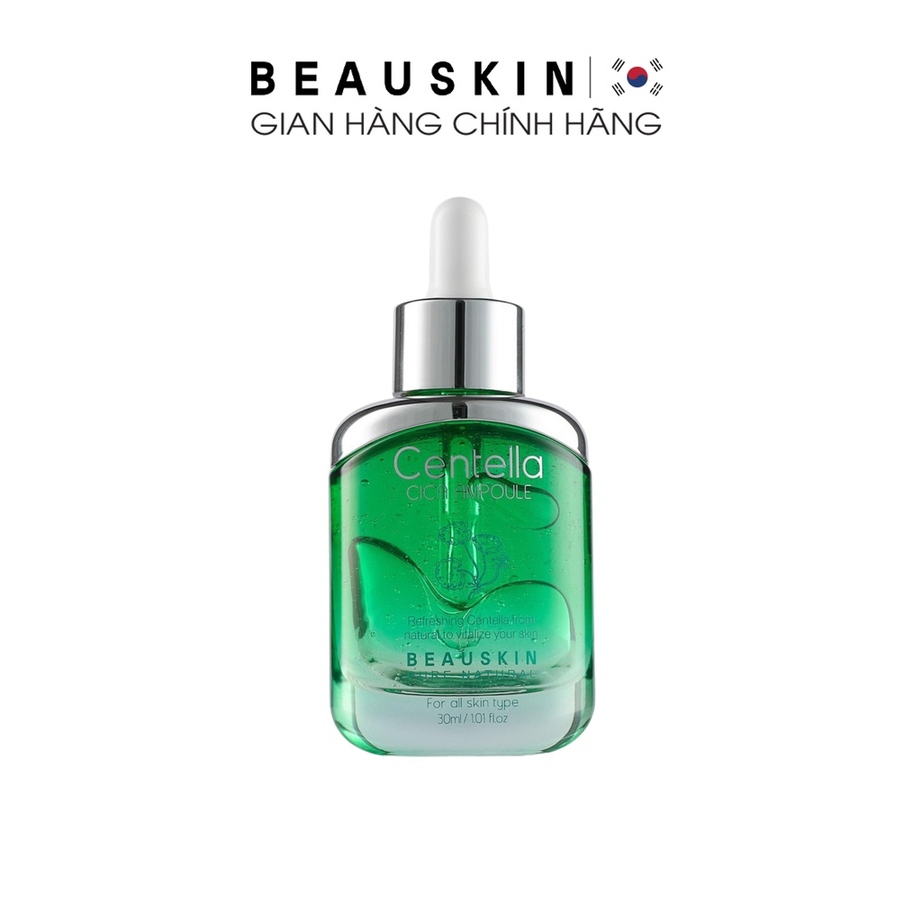 Tinh Chất Rau Má BEAUSKIN Centella Cica Tái Tạo Làm Trắng, Phù Hợp Với Mọi Loại Da Dung Tích 30ml