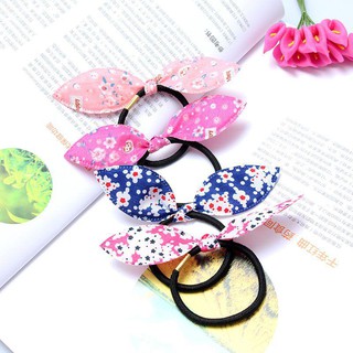 Combo 10 Dây Thun Cột Tóc Hình Tai Thỏ dễ thương