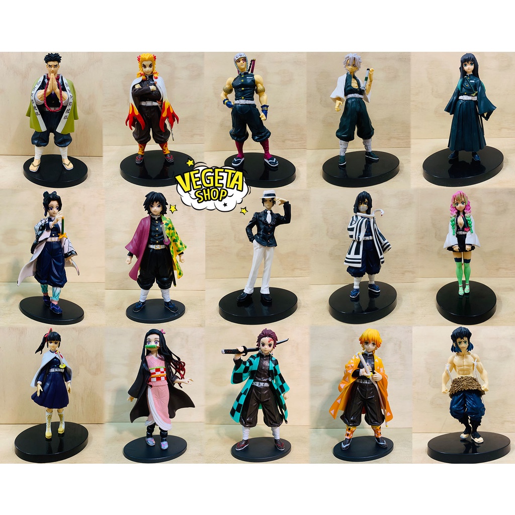 Mô hình Kimetsu No Yaiba - Thanh gươm diệt quỷ - Rengoku Shinobu Kanao Himejima Muzan Tanjiro Zenitsu Nezuko Giyu Iguro