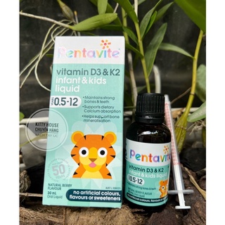 PENTAVITE VITAMIN D3&K2 LỌ 30 ML CHÍNH HÃNG