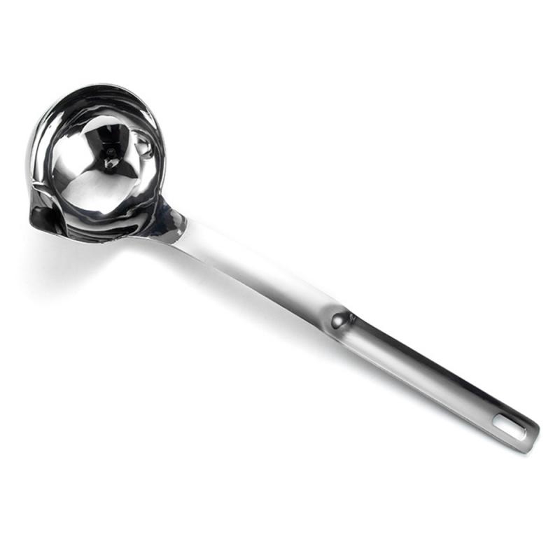 Thìa tách dầu mỡ bằng thép không gỉ 304 chăm sóc sức khỏe an toàn