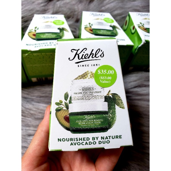 Set 𝗞𝗶𝗲.𝗵𝗹𝘀 𝗡𝗼𝘂𝗿𝗶𝘀𝗵𝗲𝗱 𝗕𝘆 𝗡𝗮𝘁𝘂𝗿𝗲 𝗔𝘃𝗼𝗰𝗮𝗱𝗼 𝗗𝘂𝗼 xịn sò nổi tiếng về dưỡng và cấp ẩm cho mắt và mặt | BigBuy360 - bigbuy360.vn