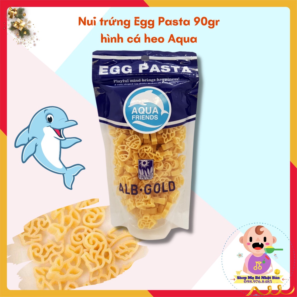 Nui Trứng Egg Pasta Nhật Cho Bé Từ 8m+