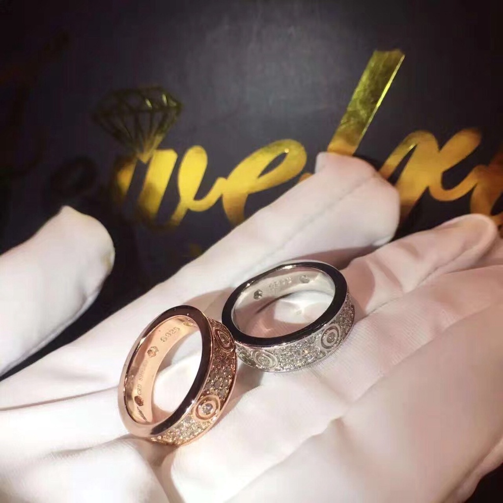 Nhẫn Bạc S925 Mặt Nhẫn Thiết Kế Đơn Giản Kích Thước 678