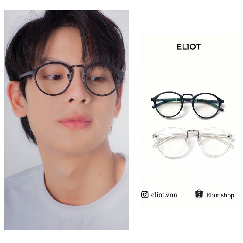 Gọng kính tròn Frame Glasses kính thời trang Unisex
