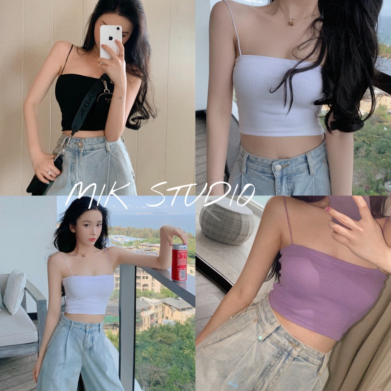 Áo Camisole Form Ôm Kiểu Dáng Đơn Giản