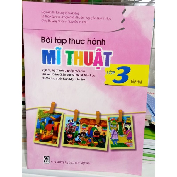 bài tập thực hành mĩ thuật lớp 3 tập 2+ bao
