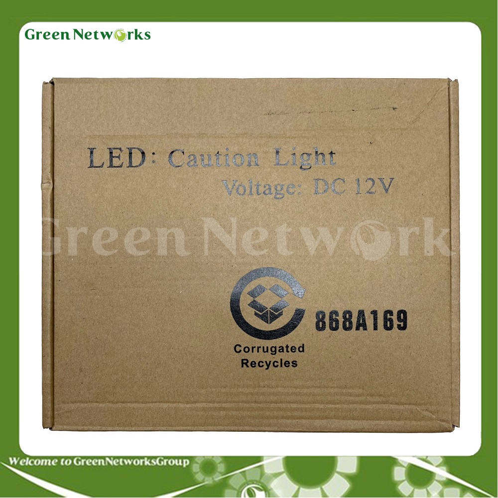 Đèn LED nhấp nháy xanh đỏ kiểu police, đèn khẩn cấp cho các loại xe tải và xe ô tô (12V) - GreenNetWorks