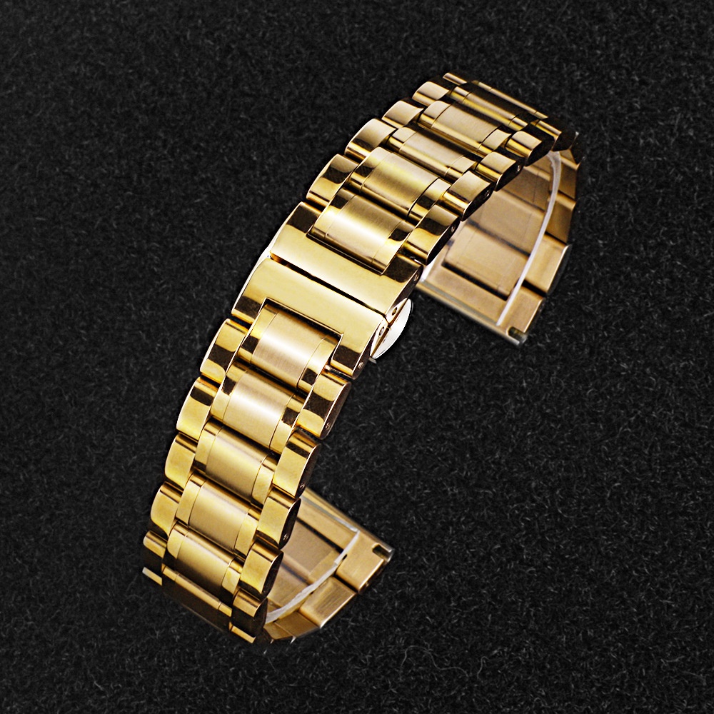 Dây Đeo Đồng Hồ Bằng Thép Không Gỉ 12mm 14mm 16mm 17mm 18mm 19mm 20mm 21mm 22mm 23mm 24mm