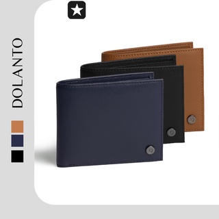 Ví nam da thật moscos da swift nhập khẩu cao cấp unisex nam nữ thương hiệu dolanto