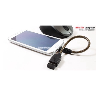 Cáp Micro USB OTG Unitek Y-C438