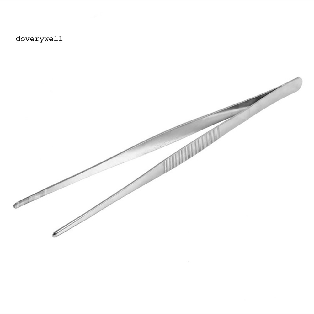 Nhíp Gắp Thức Ăn Cán Dài Bằng Thép Không Gỉ 16 / 20 / 25 / 30cm