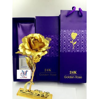 Quà tặng hoa hồng Vàng Gold 24K ý nghĩa món quà vĩnh cửu
