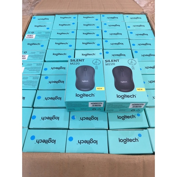 Chuột không dây Logitech M330 - M220 không ồn khi sử dụng- Có Công Tắc On/ Off -  Bảo hành 12 tháng - Shop báo h