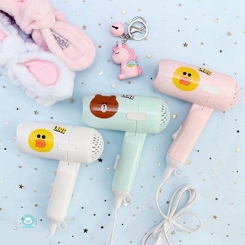 [Tóc đẹp xuống phố] Máy sấy tóc mini gấp gọn hình thú icon siêu kute bỏ túi