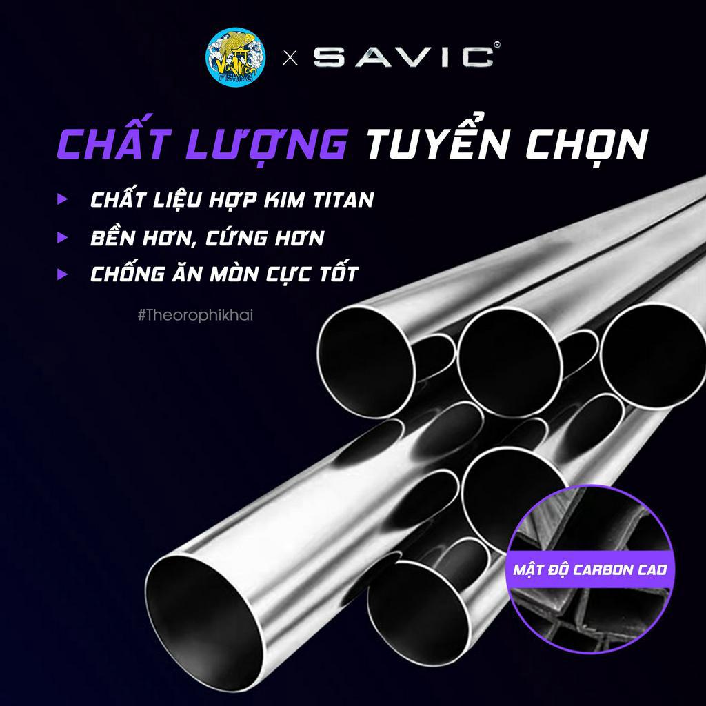 Thẻo Buộc Sẵn Câu Đài Chuyên Rô PHI KHẢI Savic 55cm - Vũ Môn Fishing