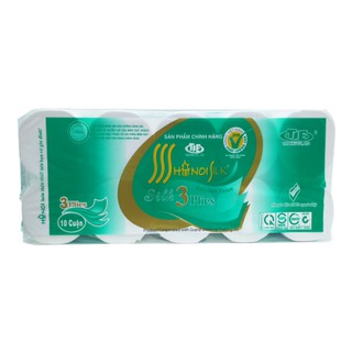 Giấy vệ sinh Hà nội xanh ( ko lõi) 10c