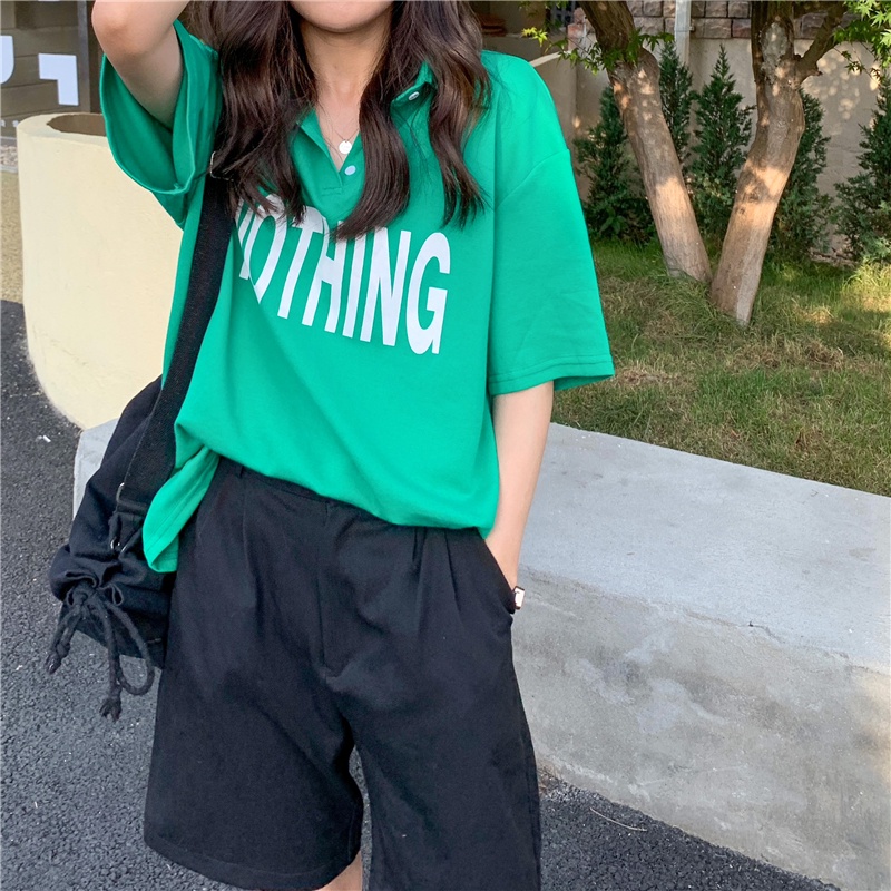 Áo Thun Tay Ngắn Thời Trang Mùa Hè Cho Nữ